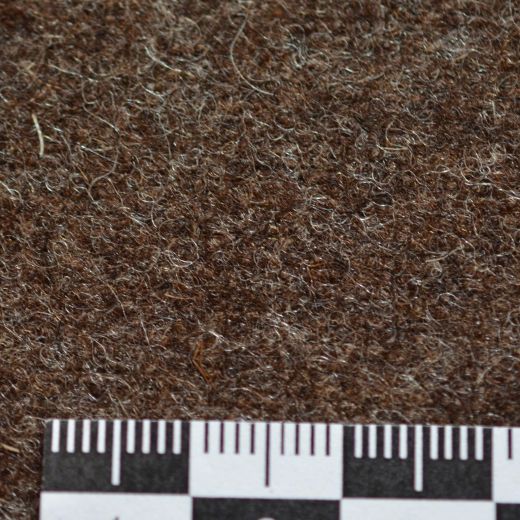 Wollstoff Leinwand angewalkt - erdbraun