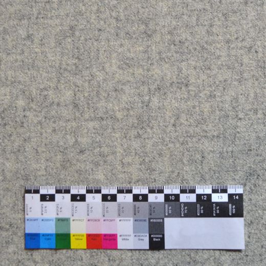 Wollstoff Leinwand angewalkt - graumeliert