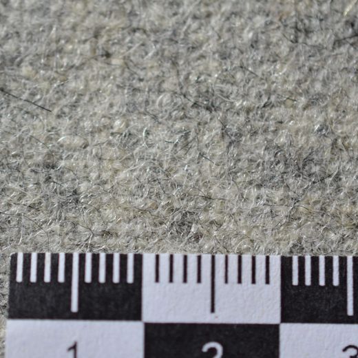 Wollstoff Leinwand angewalkt - graumeliert