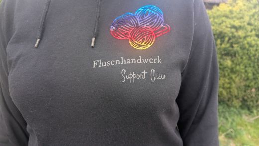 Pullover `Flusenhandwerk Support Crew`