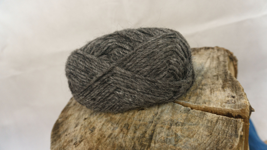 Dochtwolle - Dunkelgrau