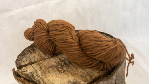 Dochtwolle - Walnuss